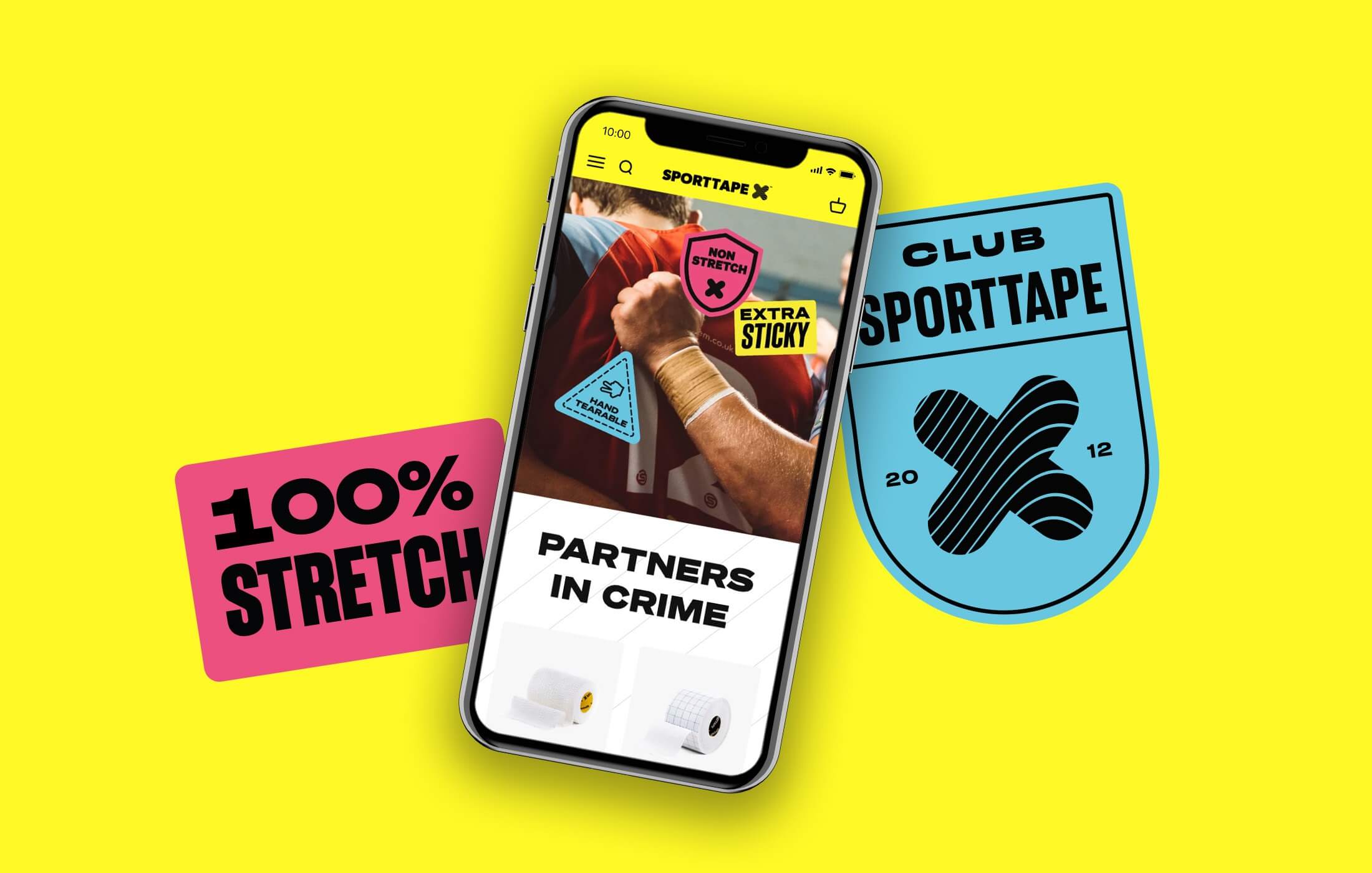 Sporttape is a leading UK consumer brand based in Wales. They provide both amateur and professional athletes and clubs with sports tapes and bandages, with the goal of supporting a million athletes a week with tapes they can trust.