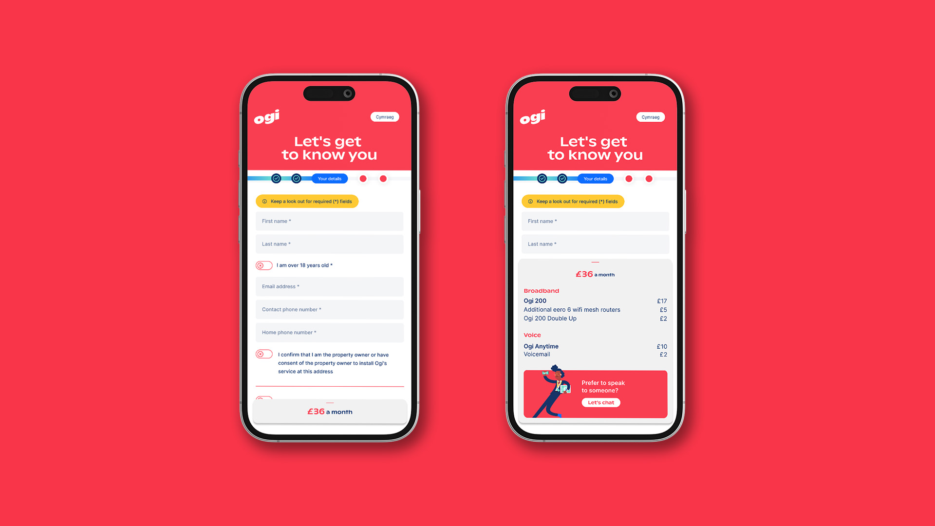 Ogi drawer component on mobile