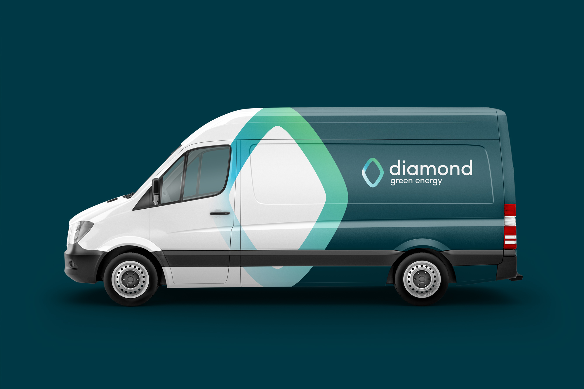 Diamond Green Energy van livery design